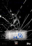 2025 Carmelo Hayes Auto Autograph Topps Exalted WWE Black and White Signatures Blue 21/25 #BWS-CHS Smackdown