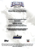 2025 Piper Niven Auto Autograph Topps Exalted WWE Exalted Autographs #EXA-PIP Smackdown