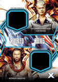 2025 "The American Nightmare" Cody Rhodes Roman Reigns Relic Topps Exalted WWE Rivaled Relics Aqua 78/99 #RR-RR Smackdown
