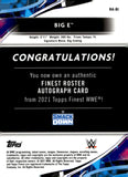 2021 Big E Auto Autograph Topps Finest WWE #RA-BI Smackdown