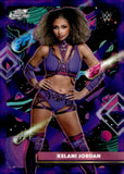 2026 Kelani Jordan Topps Cosmic Chrome WWE Purple Nebula Refractor 105/150 #123 NXT