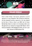 2026 Kelani Jordan Topps Cosmic Chrome WWE Purple Nebula Refractor 105/150 #123 NXT