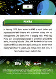 2026 Penta Topps Cosmic Chrome WWE Magenta Cosmos Refractor 052/299 #22 Monday Night Raw