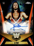 2025 X-Pac Auto Autograph Topps Chrome Sapphire WWE Legendary Auto Orange Sapphire 22/25 #LCA-XP