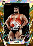 2026 Typhoon Topps Chrome Sapphire WWE Gold Sapphire 35/50 #119 WWE Legends