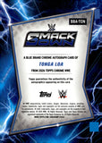 2026 Tonga Loa Auto Autograph Topps Chrome WWE Blue Brand Autograph Geometric Refractor #BBA-TON Friday Night Smackdown
