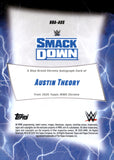2025 Austin Theory Auto Autograph Topps Chrome WWE Blue Brand Autograph Geometric Refractor #BBA-AUS Friday Night Smackdown