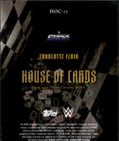 2026 Charlotte Flair Topps Chrome WWE House of Cards Case Hit #HOC-17 Friday Night Smackdown