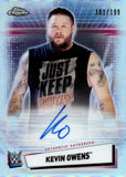 2021 Kevin Owens Autograph Topps Chrome WWE Refractor Auto 101/199 #A-KO Friday Night Smackdown