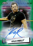 2021 Kyle O'Reilly Autograph Topps Chrome WWE Green Refractor Auto 16/99 #A-KY NXT