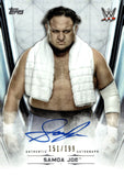 2020 Samoa Joe Auto Autograph Topps WWE Undisputed 170/199 #A-SJ Monday Night Raw