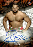 2017 Rusev Auto Autograph Topps WWE Orange 075/200 Monday Night Raw