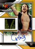2022 Cameron Grimes Auto Autograph Panini WWE NXT 2.0 Memorabilia Signatures 05/10 #MS-CGR NXT