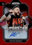2023 Kevin Owens Auto Autograph Panini WWE Prizm Superstar Autographs Red Prizm 92/99 #SA-KOW Monday Night Raw