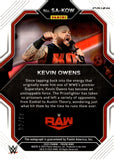 2023 Kevin Owens Auto Autograph Panini WWE Prizm Superstar Autographs Red Prizm 92/99 #SA-KOW Monday Night Raw