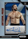 2023 Drew McIntyre Auto Autograph Panini WWE Chronicles Prizm National Pride #NP-DMI Monday Night Raw