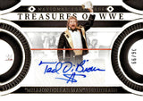 2024 Million Dollar Man Ted DiBiase Auto Autograph Panini WWE National Treasures Treasures Of WWE 36/99 #TS-MDM WWE Legends