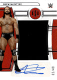 2023 Drew McIntyre Auto Autograph Panini WWE Chronicles National Treasures Relic Autograph 02/49 #NT-DMI Monday Night Raw
