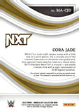 2023 Cora Jade Auto Autograph Panini WWE Immaculate Collection Memorabilia Autographs 65/99 #MA-CJD NXT
