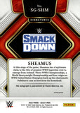 2022 Sheamus Auto Autograph Panini WWE Select Red Wave Select Signatures #SG-SHM Friday Night Smackdown