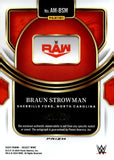 2024 Braun Strowman Auto Autograph Relic Panini Select WWE Autograph Memorabilia Tie Dye Prizm 23/25 AM-BSM Monday Night Raw