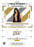 2023 Rip Fowler Auto Autograph Panini Donruss Elite WWE New Breed Autograph Red 30/49 #NB-RPF NXT