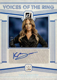 2023 Kayla Braxton Auto Autograph Panini Chronicles WWE Donruss Voices of the Ring 08/25 #VR-KBX Friday Night Smackdown