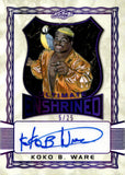 2020 Koko B. Ware Auto Autograph Leaf Ultimate Wrestling Ultimate Enshrined Purple 05/25 #E-KBW WWE Legend