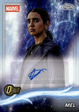 2025 Geraldine Viswanathan as Mel Auto Autograph Topps Chrome Marvel Studios Refractor #AA-GV Thunderbolts