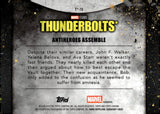 2025 Antiheroes Assemble Topps Chrome Marvel Studios Gold Refractor 12/50 #T*-15 Thunderbolts