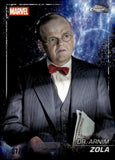 2025 Dr. Arnim Zola Topps Chrome Marvel Studios Black Refractor 07/10 #S-25 Captain America The First Avenger