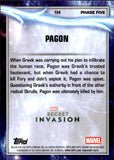2025 Pagon Topps Chrome Marvel Studios Gold Wave Refractor 46/50 #154 Secret Invasion
