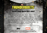 2025 Escape From Valentina's Vault Topps Chrome Marvel Studios Orange Refractor 23/25 #T*-19 Thunderbolts