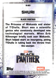2025 Shuri Topps Chrome Marvel Studios Snap Variation Gold Refractor 21/50 #S-80 Black Panther