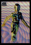 2022 C-3PO Topps Chrome Star Wars Galaxy Wave Refractor 09/99 #8