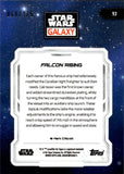 2024 Falcon Rising Topps Chrome Star Wars Galaxy Aqua Lava Refractor 068/175 #93