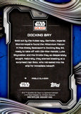 2025 Docking Bay Topps Chrome Star Wars Galaxy Blue RayWave Refractor 125/175 #73