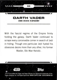 2024 Darth Vader Topps Chrome Star Wars Red RayWave Refractor #66