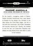 2024 Padme Amidala Topps Chrome Star Wars Aurebesh Variant Refractor 64/99 #AV-130