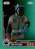 2023 Tam Ryvora Topps Chrome Star Wars Green Refractor 69/99 #38