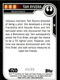 2023 Tam Ryvora Topps Chrome Star Wars Green Refractor 69/99 #38