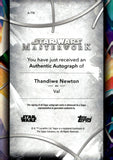 2023 Thandiwe Newton as Val Auto Autograph Topps Star Wars Masterwork Authentic Autograph #A-TN