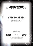 2024 Star Wars #64 Topps Star Wars Masterwork Marvel Comic Cover 050/299 #MC-15