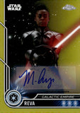 2023 Moses Ingram as Reva Auto Autograph Topps Chrome Star Wars Gold Refractor 43/50 #7