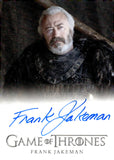 2024 Frank Jakeman as Vale Lord Auto Autograph Game of Thrones Full Bleed Autograph