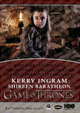 2024 Kerry Ingram as Shireen Baratheon Auto Autograph Game of Thrones Legends of the Realm Inscription Autograph