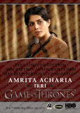 2024 Amrita Acharia as Irri Auto Autograph Game of Thrones Legends of the Realm Inscription Autograph