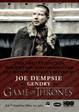 2024 Joe Dempsie as Gendry Auto Autograph Game of Thrones Legends of the Realm Inscription Autograph