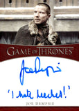 2024 Joe Dempsie as Gendry Auto Autograph Game of Thrones Legends of the Realm Inscription Autograph