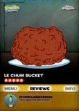 2025 Chum Fricassee Le Chum Bucket Topps Chrome SpongeBob SquarePants 25th Anniversary Kelp Reviews Gold Refractor 13/50 #BB-20